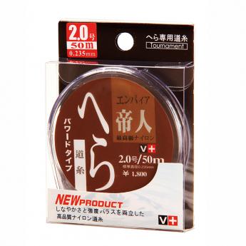 帝人-50M  [道糸]咖啡色