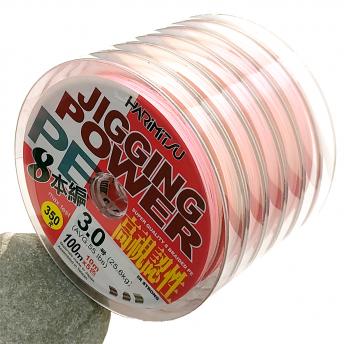 JIGGING POWER-100mx12連結 (5色PE線)